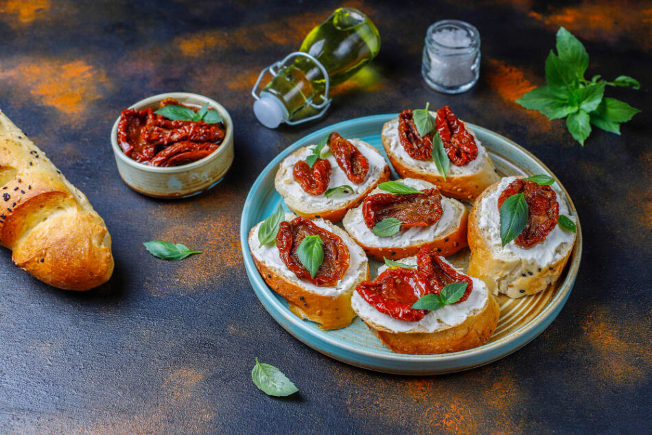 Tomatoes and Basil